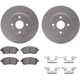 Purchase Top-Quality DYNAMIC FRICTION COMPANY - 4512-80078 - Front Disc Brake Kit pa2