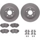 Purchase Top-Quality DYNAMIC FRICTION COMPANY - 4512-80081 - Front Disc Brake Kit pa2