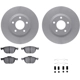 Purchase Top-Quality DYNAMIC FRICTION COMPANY - 4512-80089 - Front Disc Brake Kit pa1