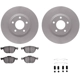 Purchase Top-Quality DYNAMIC FRICTION COMPANY - 4512-80089 - Front Disc Brake Kit pa2