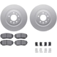 Purchase Top-Quality DYNAMIC FRICTION COMPANY - 4512-80095 - Front Disc Brake Kit pa1