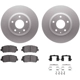 Purchase Top-Quality DYNAMIC FRICTION COMPANY - 4512-80099 - Front Disc Brake Kit pa4