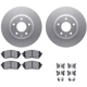 Purchase Top-Quality DYNAMIC FRICTION COMPANY - 4512-80100 - Front Disc Brake Kit pa1
