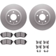 Purchase Top-Quality DYNAMIC FRICTION COMPANY - 4512-80100 - Front Disc Brake Kit pa3
