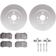 Purchase Top-Quality DYNAMIC FRICTION COMPANY - 4512-80102 - Front Disc Brake Kit pa3