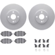 Purchase Top-Quality DYNAMIC FRICTION COMPANY - 4512-80103 - Front Disc Brake Kit pa1
