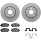 Purchase Top-Quality DYNAMIC FRICTION COMPANY - 4512-80105 - Front Disc Brake Kit pa1