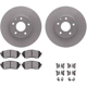 Purchase Top-Quality DYNAMIC FRICTION COMPANY - 4512-80112 - Front Disc Brake Kit pa2
