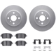 Purchase Top-Quality DYNAMIC FRICTION COMPANY - 4512-91007 - Front Disc Brake Kit pa1