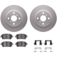 Purchase Top-Quality DYNAMIC FRICTION COMPANY - 4512-91007 - Front Disc Brake Kit pa4