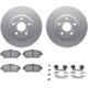 Purchase Top-Quality DYNAMIC FRICTION COMPANY - 4512-91010 - Front Disc Brake Kit pa1