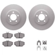 Purchase Top-Quality DYNAMIC FRICTION COMPANY - 4512-99020 - Front Disc Brake Kit pa2