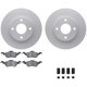 Purchase Top-Quality DYNAMIC FRICTION COMPANY - 4512-99027 - Front Disc Brake Kit pa1
