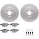 Purchase Top-Quality DYNAMIC FRICTION COMPANY - 4512-99030 - Front Disc Brake Kit pa5