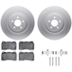 Purchase Top-Quality DYNAMIC FRICTION COMPANY - 4512-99043 - Front Disc Brake Kit pa1