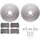 Purchase Top-Quality DYNAMIC FRICTION COMPANY - 4512-99043 - Front Disc Brake Kit pa5