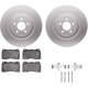 Purchase Top-Quality DYNAMIC FRICTION COMPANY - 4512-99045 - Front Disc Brake Kit pa2