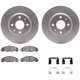 Purchase Top-Quality DYNAMIC FRICTION COMPANY - 4512-99046 - Front Disc Brake Kit pa3