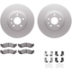 Purchase Top-Quality DYNAMIC FRICTION COMPANY - 4512-99047 - Front Disc Brake Kit pa5