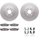 Purchase Top-Quality DYNAMIC FRICTION COMPANY - 4512-99049 - Front Disc Brake Kit pa3