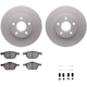 Purchase Top-Quality DYNAMIC FRICTION COMPANY - 4512-99060 - Front Disc Brake Kit pa2