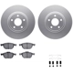 Purchase Top-Quality DYNAMIC FRICTION COMPANY - 4512-99064 - Front Disc Brake Kit pa1
