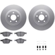 Purchase Top-Quality DYNAMIC FRICTION COMPANY - 4512-99066 - Front Disc Brake Kit pa1