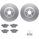 Purchase Top-Quality DYNAMIC FRICTION COMPANY - 4512-99067 - Front Disc Brake Kit pa1