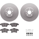 Purchase Top-Quality DYNAMIC FRICTION COMPANY - 4512-99071 - Front Disc Brake Kit pa5