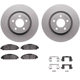 Purchase Top-Quality DYNAMIC FRICTION COMPANY - 4512-99077 - Front Disc Brake Kit pa2