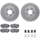 Purchase Top-Quality DYNAMIC FRICTION COMPANY - 4512-99091 - Front Disc Brake Kit pa1
