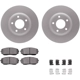 Purchase Top-Quality DYNAMIC FRICTION COMPANY - 4512-99091 - Front Disc Brake Kit pa4
