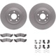 Purchase Top-Quality DYNAMIC FRICTION COMPANY - 4512-99096 - Front Disc Brake Kit pa4