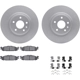 Purchase Top-Quality DYNAMIC FRICTION COMPANY - 4512-99099 - Front Disc Brake Kit pa1