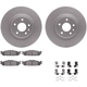 Purchase Top-Quality DYNAMIC FRICTION COMPANY - 4512-99099 - Front Disc Brake Kit pa3