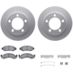 Purchase Top-Quality DYNAMIC FRICTION COMPANY - 4512-99105 - Front Disc Brake Kit pa1