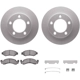 Purchase Top-Quality DYNAMIC FRICTION COMPANY - 4512-99105 - Front Disc Brake Kit pa2