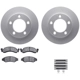 Purchase Top-Quality DYNAMIC FRICTION COMPANY - 4512-99106 - Front Disc Brake Kit pa1