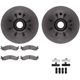 Purchase Top-Quality DYNAMIC FRICTION COMPANY - 4512-99111 - Front Disc Brake Kit pa2