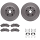 Purchase Top-Quality DYNAMIC FRICTION COMPANY - 4512-99116 - Front Disc Brake Kit pa4