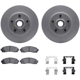 Purchase Top-Quality DYNAMIC FRICTION COMPANY - 4512-99117 - Front Disc Brake Kit pa1