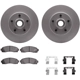 Purchase Top-Quality DYNAMIC FRICTION COMPANY - 4512-99117 - Front Disc Brake Kit pa2