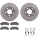 Purchase Top-Quality DYNAMIC FRICTION COMPANY - 4512-99122 - Disc Brake Kit pa3