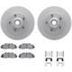 Purchase Top-Quality DYNAMIC FRICTION COMPANY - 4512-99124 - Front Disc Brake Kit pa1