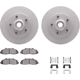 Purchase Top-Quality DYNAMIC FRICTION COMPANY - 4512-99124 - Front Disc Brake Kit pa3