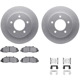 Purchase Top-Quality DYNAMIC FRICTION COMPANY - 4512-99127 - Front Disc Brake Kit pa1