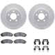 Purchase Top-Quality DYNAMIC FRICTION COMPANY - 4512-99146 - Front Disc Brake Kit pa1