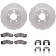 Purchase Top-Quality DYNAMIC FRICTION COMPANY - 4512-99146 - Front Disc Brake Kit pa2