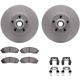 Purchase Top-Quality DYNAMIC FRICTION COMPANY - 4512-99150 - Front Disc Brake Kit pa3