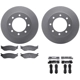 Purchase Top-Quality DYNAMIC FRICTION COMPANY - 4512-99154 - Front Disc Brake Kit pa1